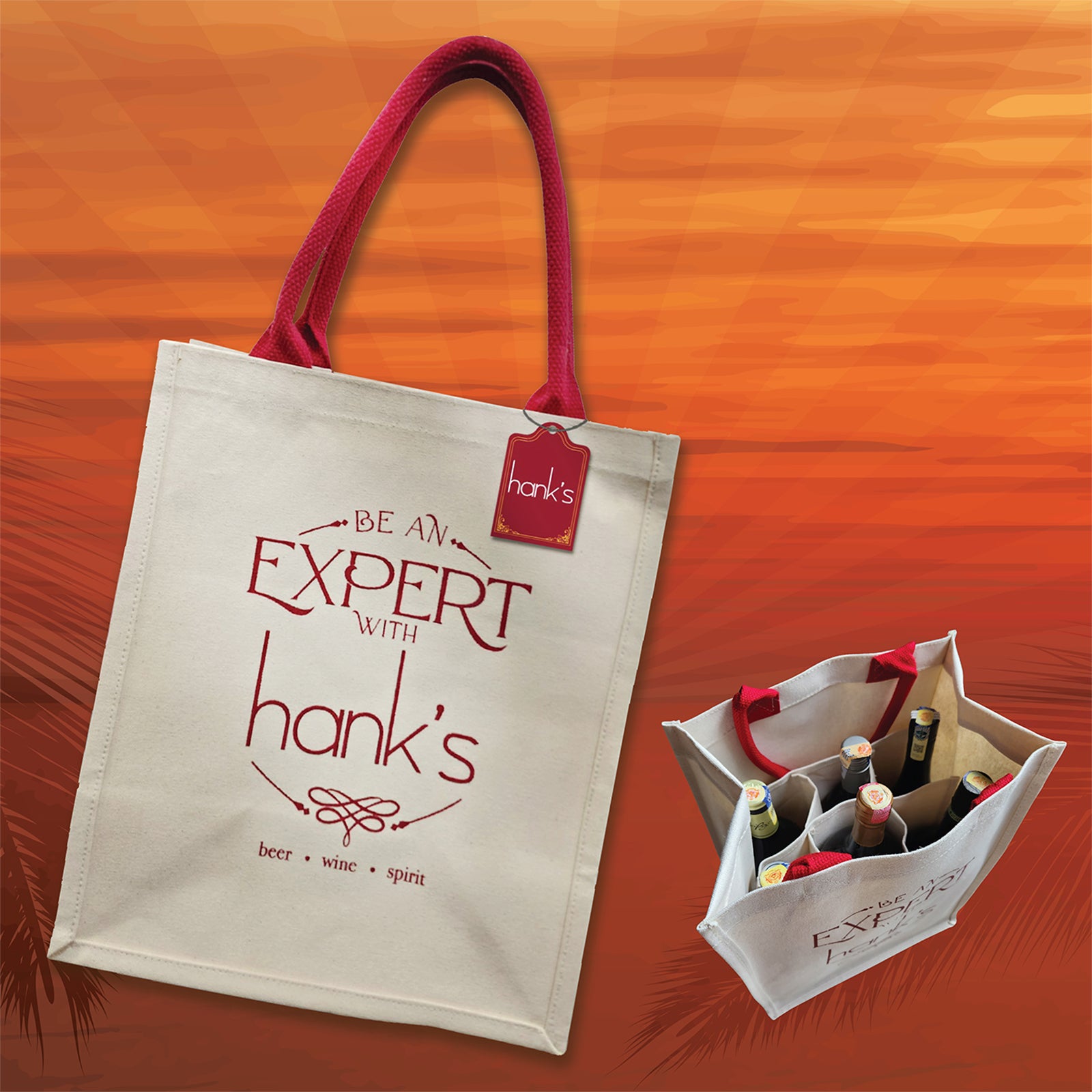 Hank's 6's Wine Bag
