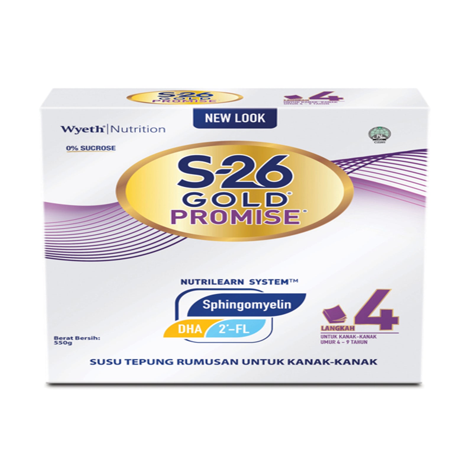 Wyeth S-26 Gold Promise Step 4 Formulated Milk Powder 550g
