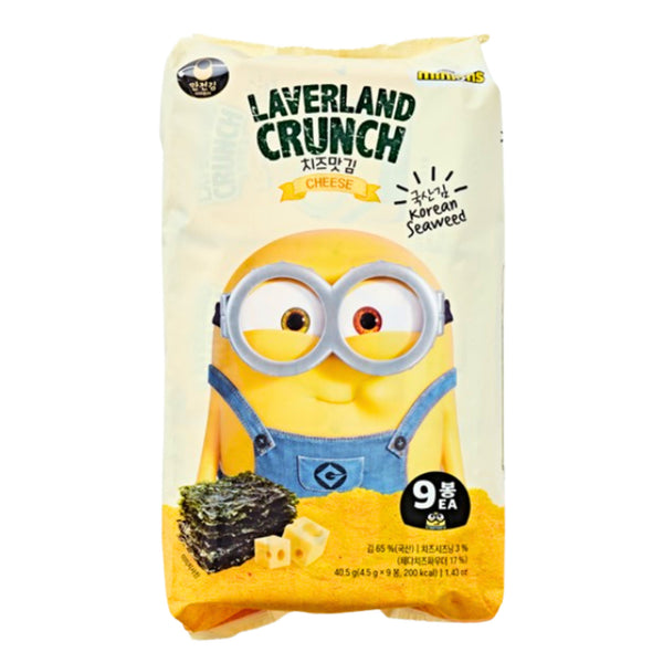 Manjun Crisp Seaweed Snack Cheese 4.5g x 9 (highest price)