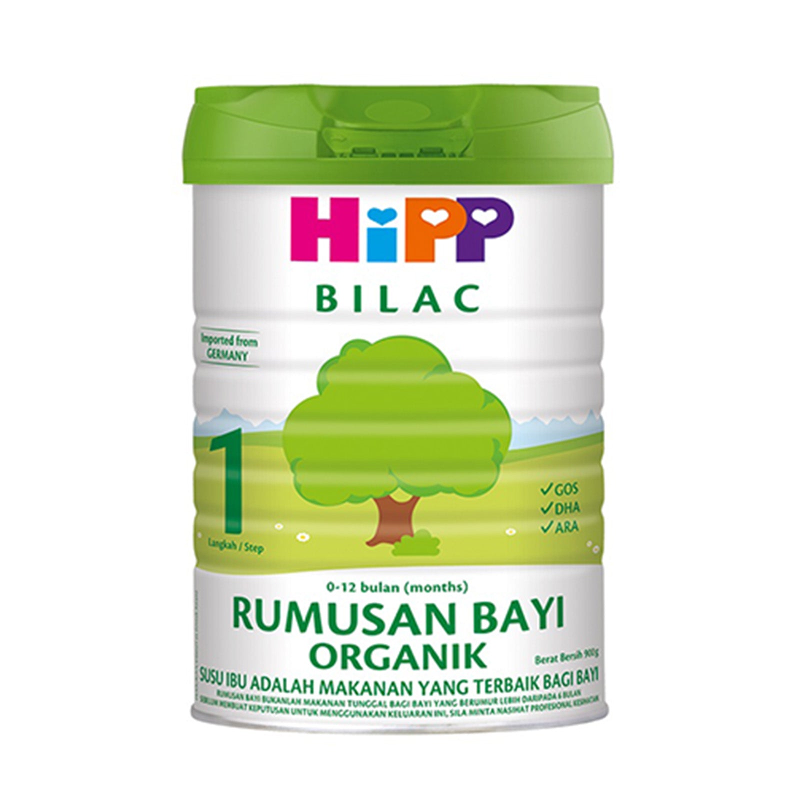 Hipp Bilac Organic Infant Formula Milk Step 1 900g
