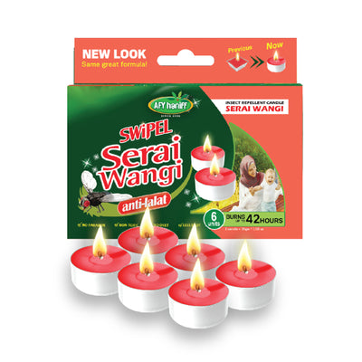 Swipel Lilin Serai Wangi 6 pcs/pack