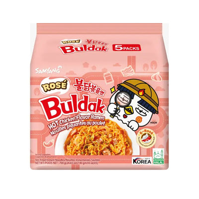 Samyang Hot Chicken Rose Flavor Ramen 140g x 5