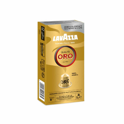 Lavazza Qualita Oro 8 Aluminum Nespresso Compatible Capsules 55g
