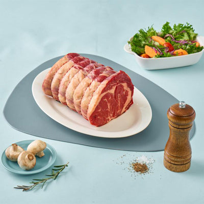 [HALAL] Aged 120 days Grain Fed Ribeye Roll Roast RM229.90 1pack