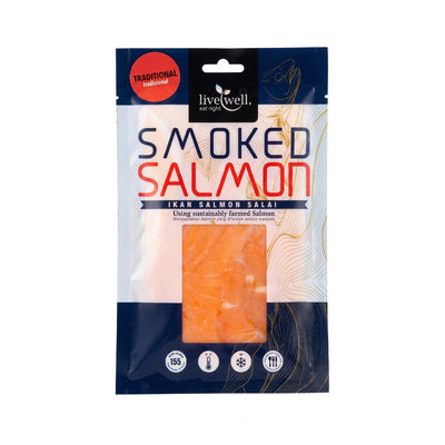 Live Well Smoked Salmon (Traditional) 75g
