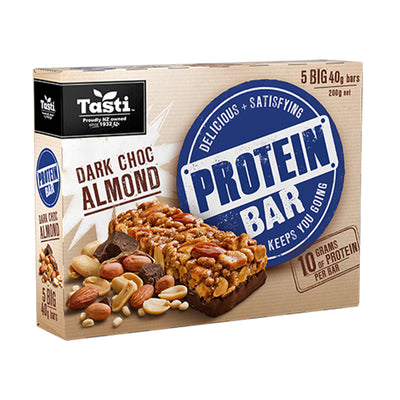 Tasti Protein Bars Dark Chocolate Almond 200g