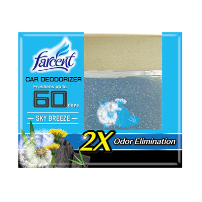 Farcent Car Deodorizer Sky Breeze Scent 120g