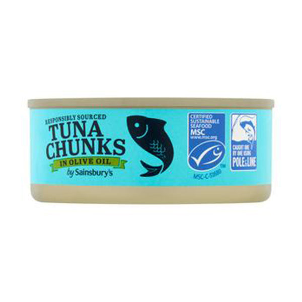 Sainsburys Tuna Chunks Olive Oil 145g (highest price)
