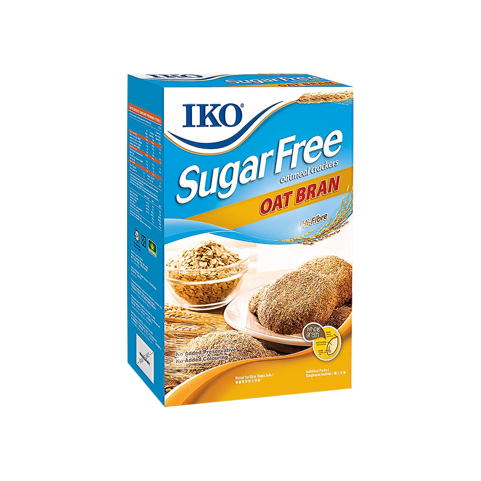 Iko Sugar Free Oat Bran Oatmeal Cracker 175g