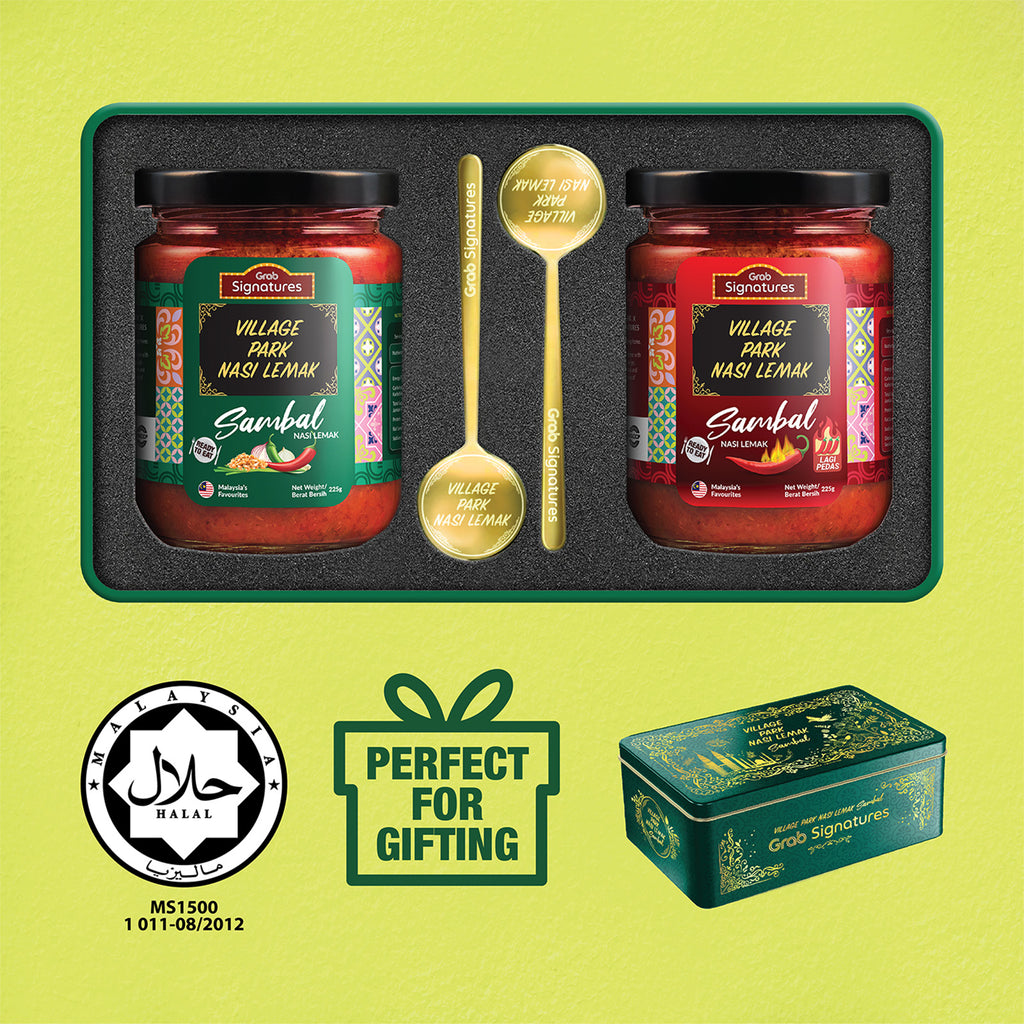 Grab Signatures Village Park Nasi Lemak Sambal Giftbox 1 set