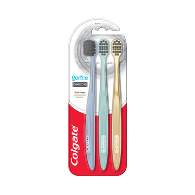Colgate Gentle Charcoal Toothbrush 3pcs/pack