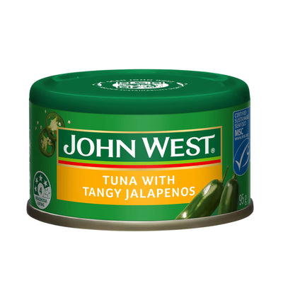 John West Fiery Tuna & Tangy Jalapenos 95g