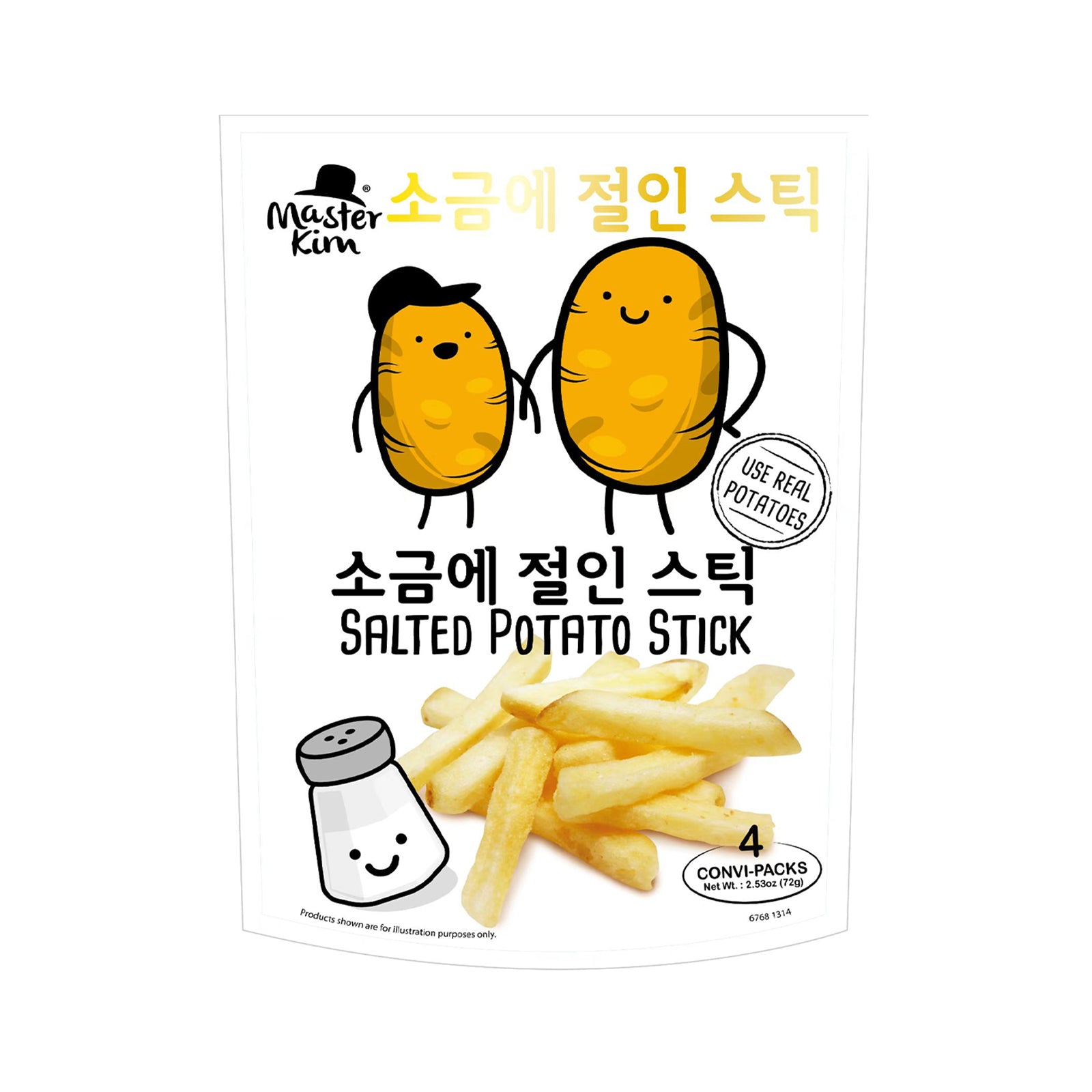 Master Kim Salted Potato Stick 18g x 4