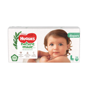 Huggies Naturemade Tape Diapers (Large) 54pcs/pack
