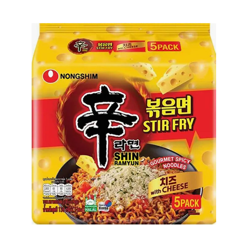 Nongshim Stir Fry Cheese Ramyun 136g x 5