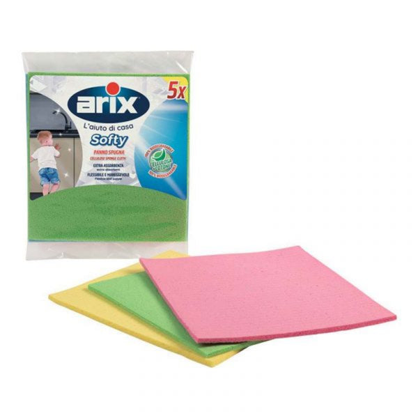Arix New Softy Cellulose Sponge 5pcs/pack (highest price)