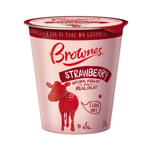 Brownes Strawberry Yogurt 170g