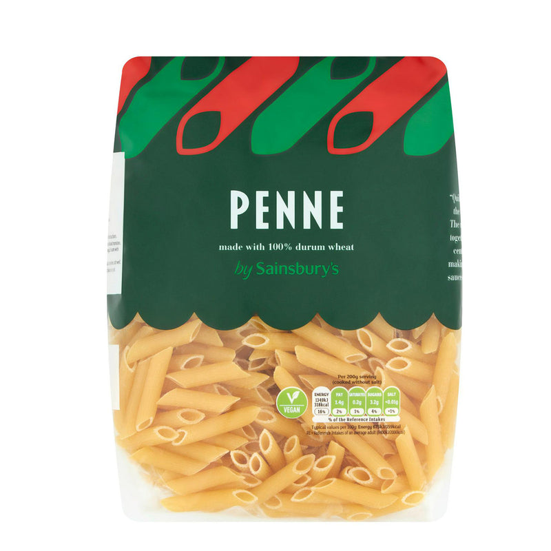 Sainsburys Penne Pasta 500g