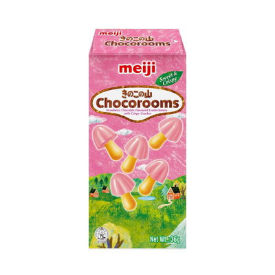 Meiji Chocorooms Strawberry 1pack