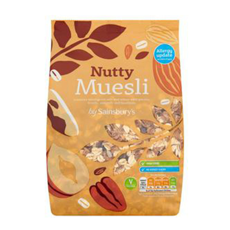 Sainsburys Js Nutty Muesli 750g