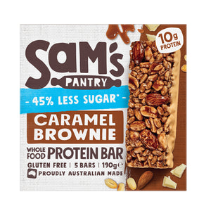 Sams Pantry Protein Bar Caramel Brownie 190g