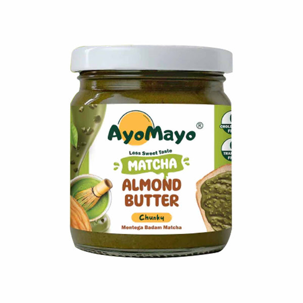 Ayomayo Matcha Almond Butter (Chunky) 180g (highest price)