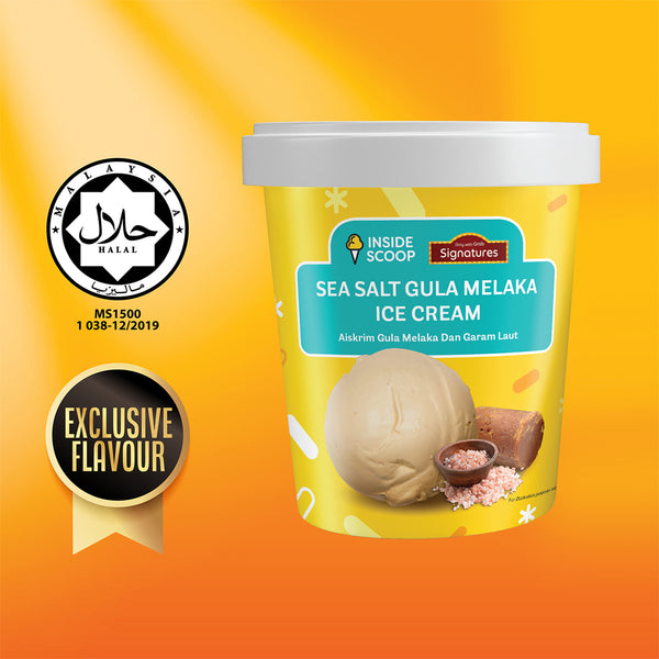 Grab Signatures Inside Scoop Seasalt Gula Melaka 473ml (highest price)
