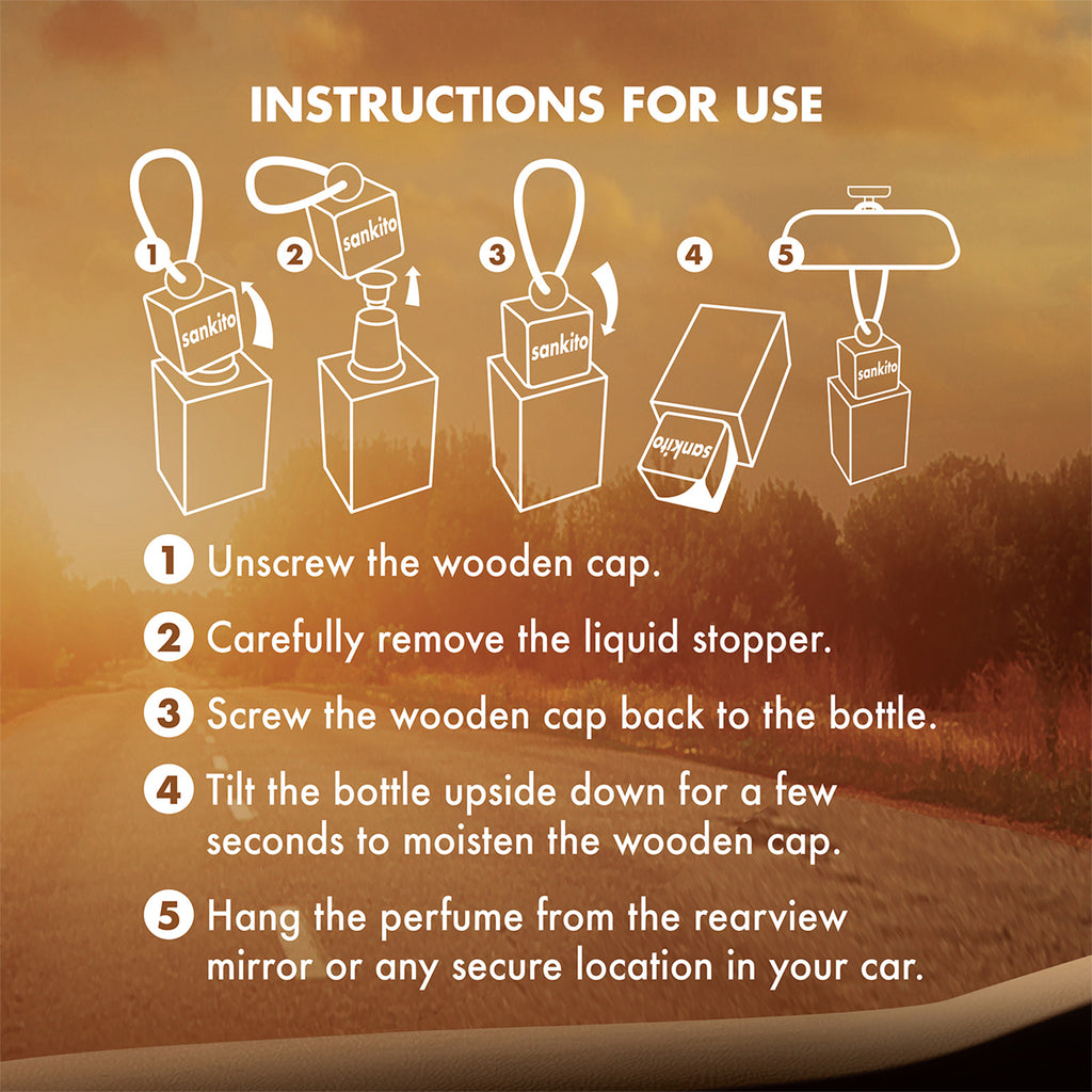 Sankito Car Hanging Perfume - Sweet Summer Energy 6ml