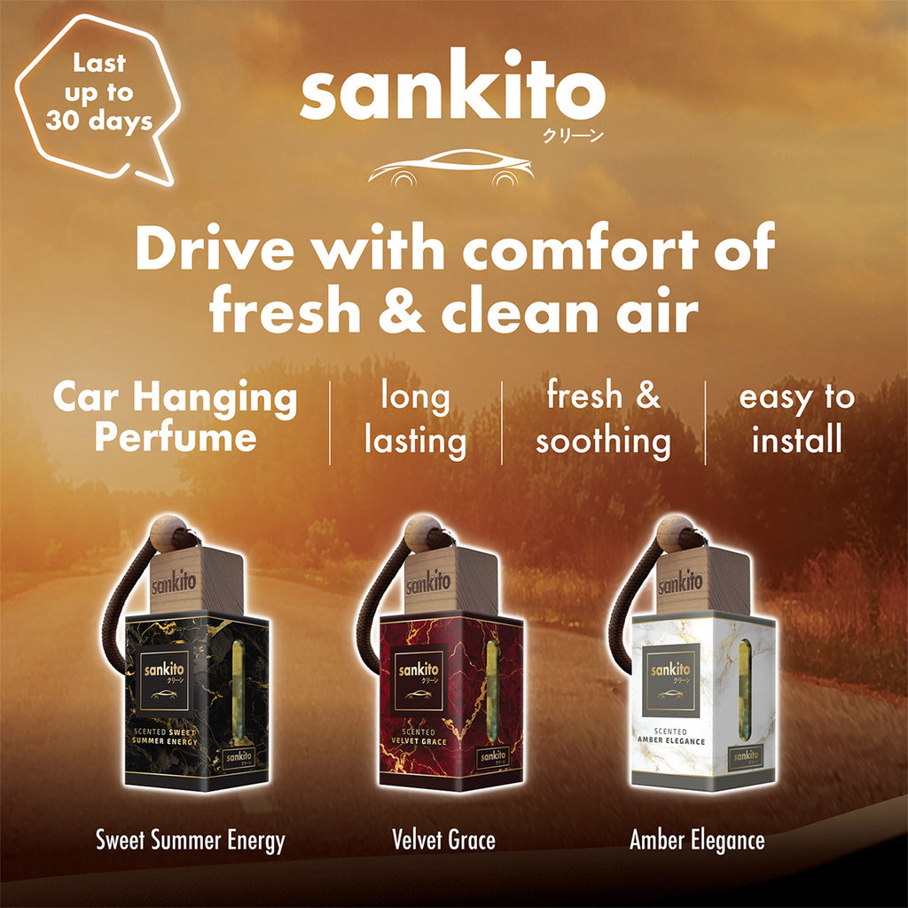 Sankito Car Hanging Perfume - Velvet Grace 6ml