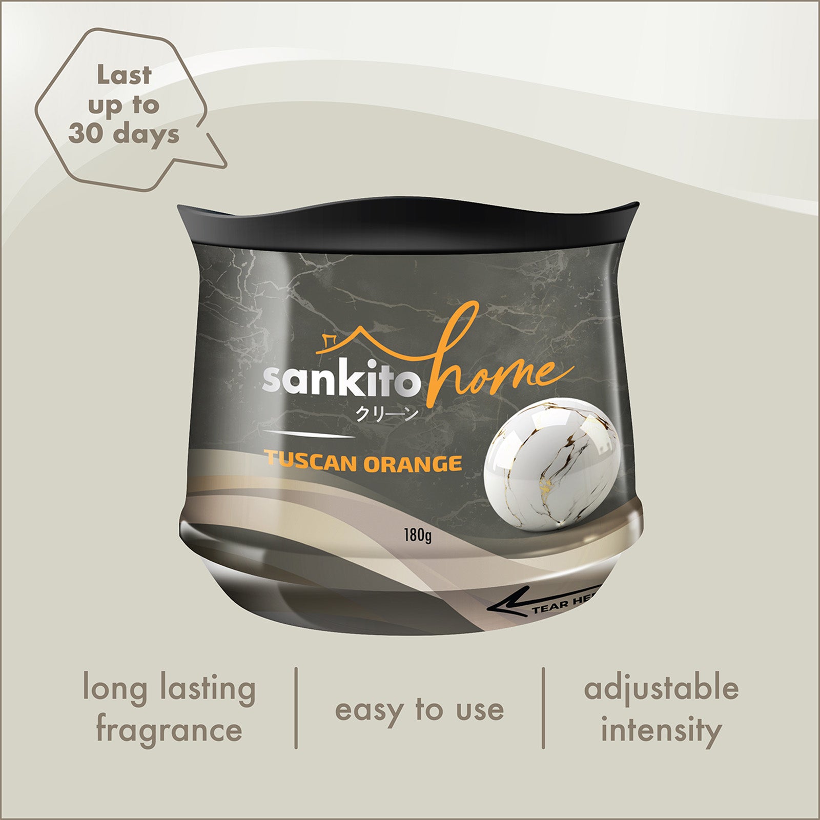 Sankito Home Air Freshener Gel Tuscan Orange 180g