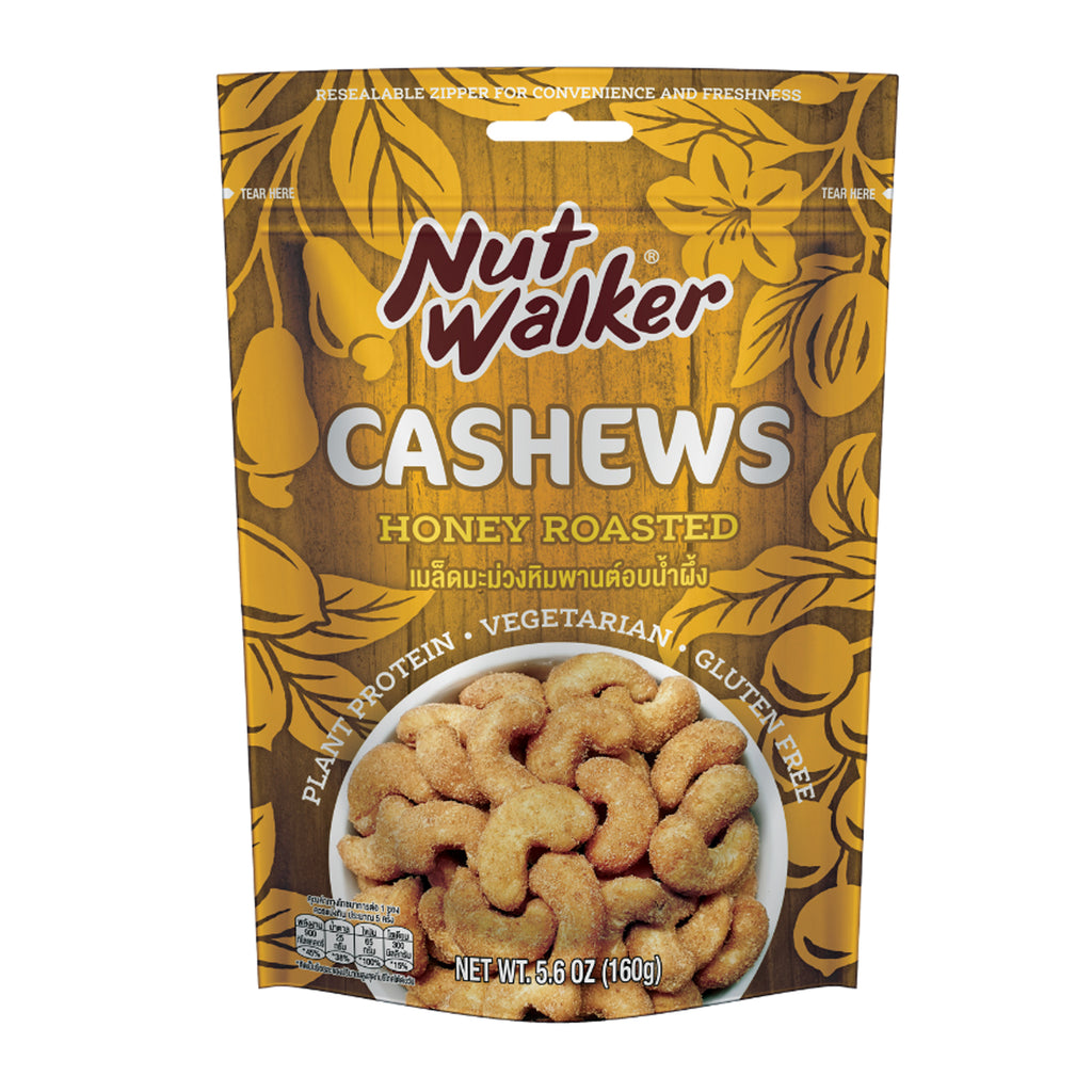 Nut Walker Roasted Honey Cashews 160g