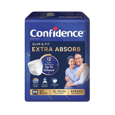 Confidence Absorb Pants Adult Diapers Medium 10sheets