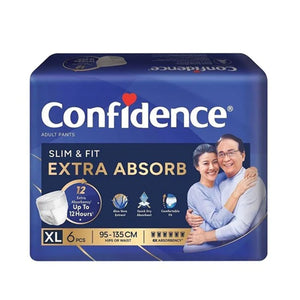Confidence Absorb Pants Adult Diapers Extra Large 6sheets