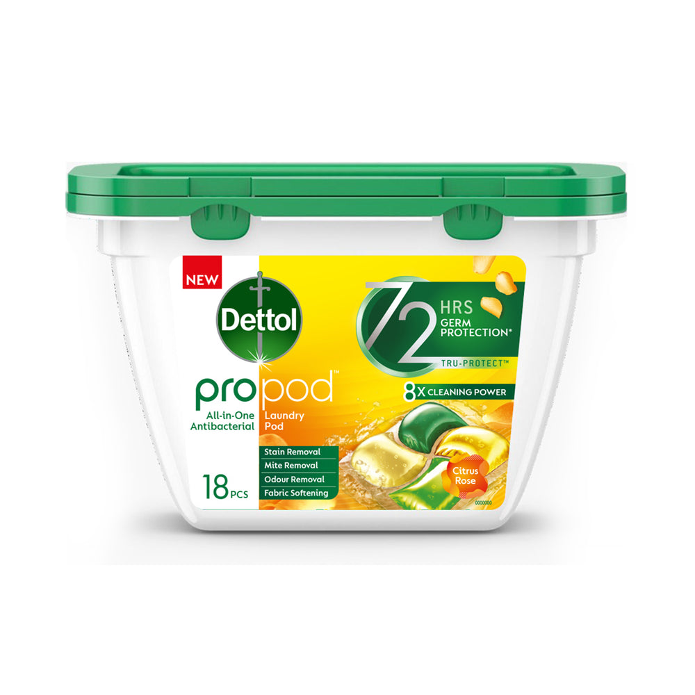 Dettol Laundry Pods Citrus Rose 18pcs/pack