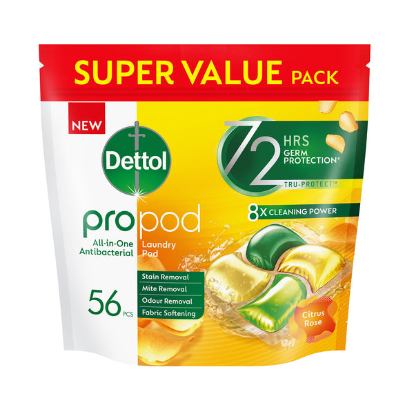 Dettol Laundry Pods Citrus Rose 56pcs/pack Refill (highest price)