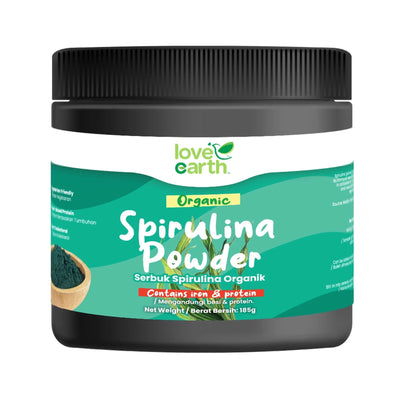 Love Earth Organic Spirulina Powder 185g