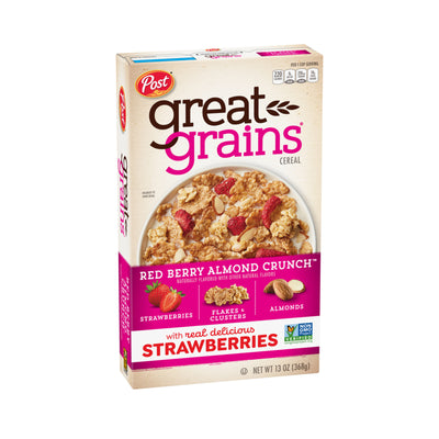 Post Great Grains Red Berry Almond Crunch Cereal 368.5g