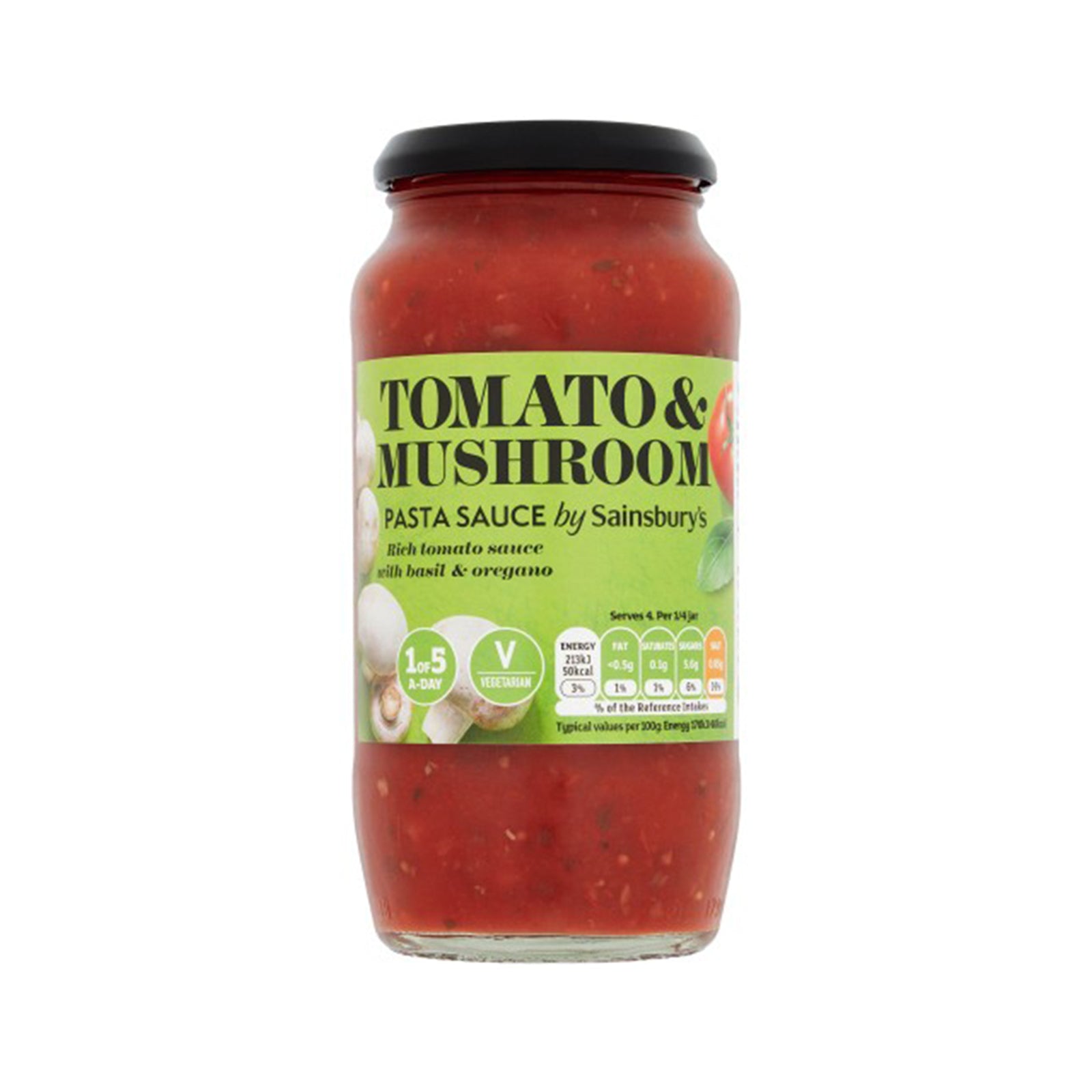 Sainsbury's Tomato & Mushroom Pasta Sauce 500g