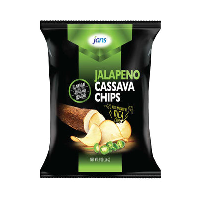 Jans Cassava Chips Jalapeno 84g