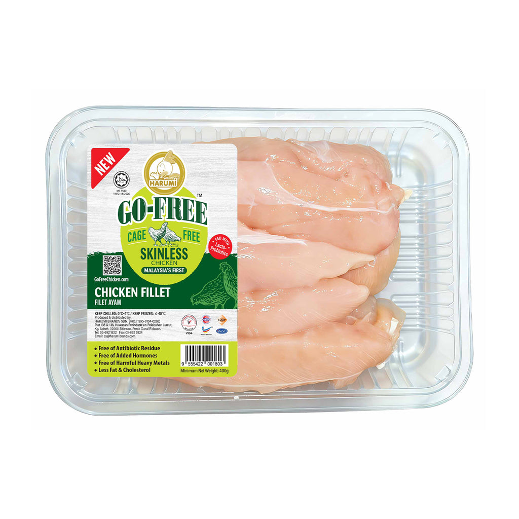 Harumi GoFree Skinless Chicken Fillet 400g