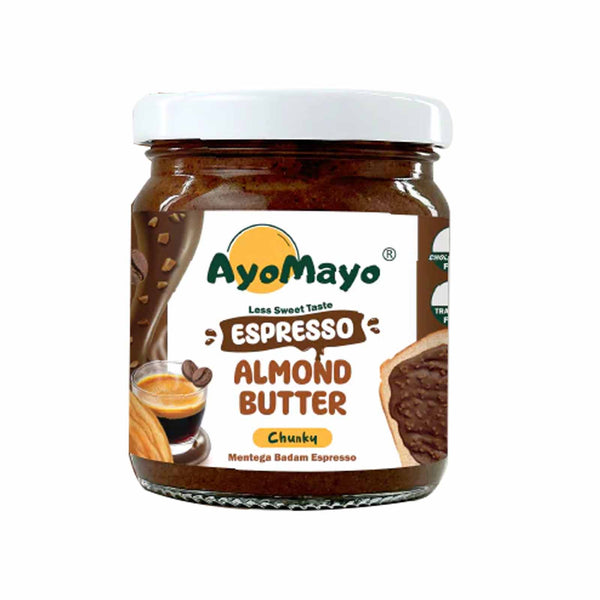 Ayomayo Espresso Almond Butter (Chunky) 180g (highest price)