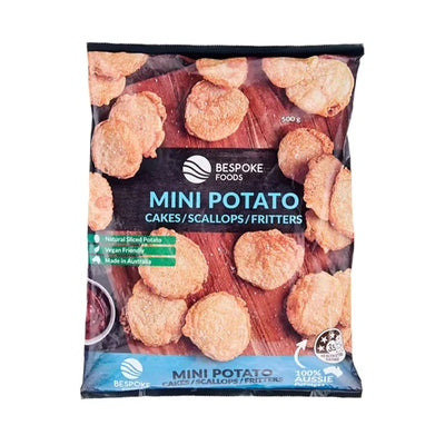 Bespoke Foods Mini Sliced Potato Cakes 500g