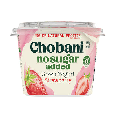 Chobani No Sugar Added Strawberry Yogurt 680g