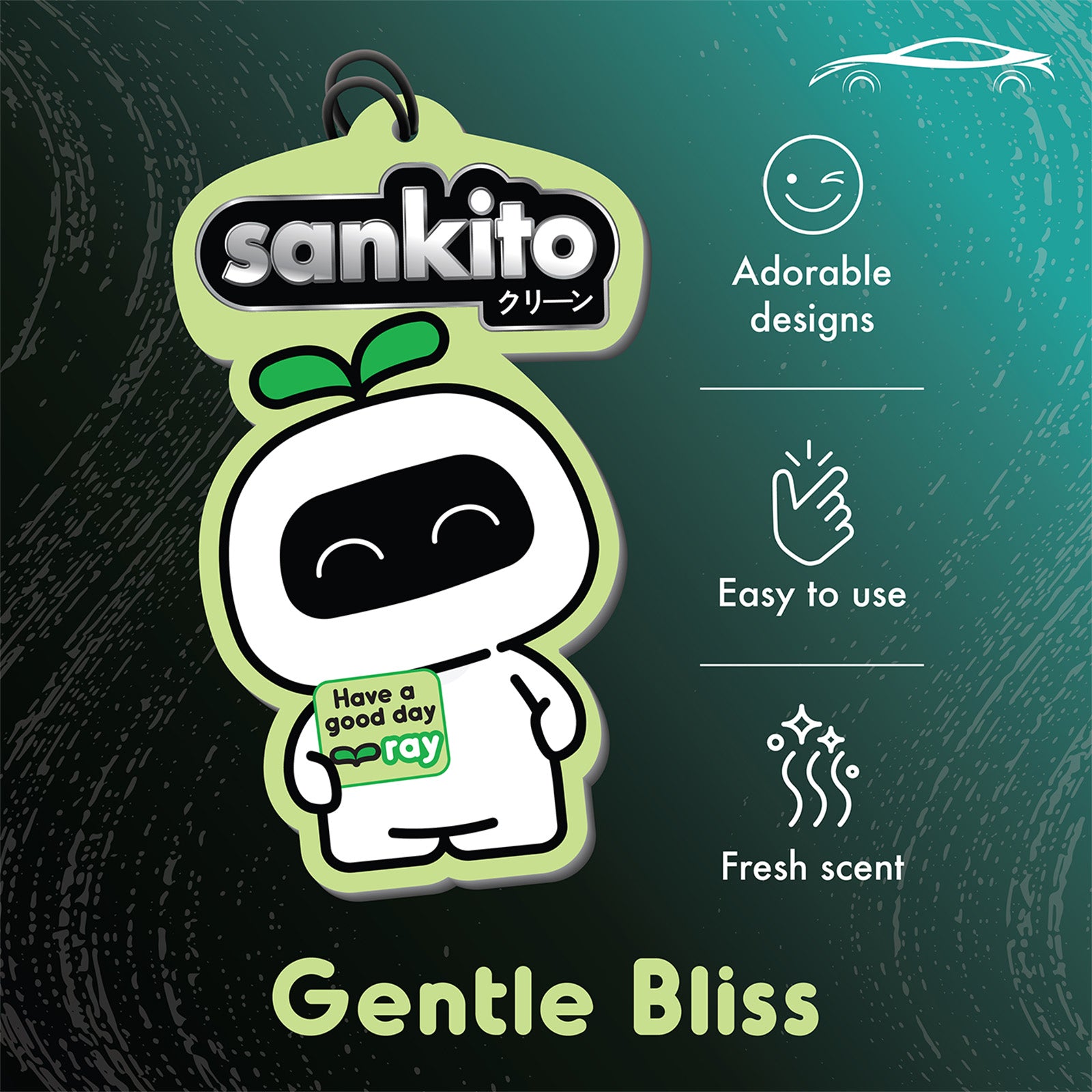 Sankito Car Fragrance Card - Gentle Bliss