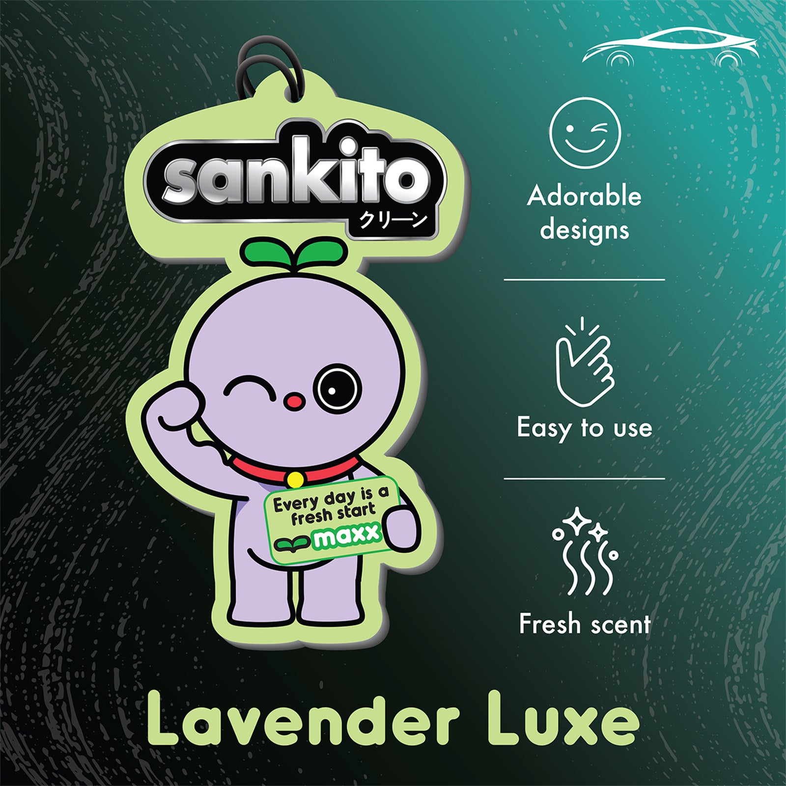 Sankito Car Fragrance Card - Lavender Luxe
