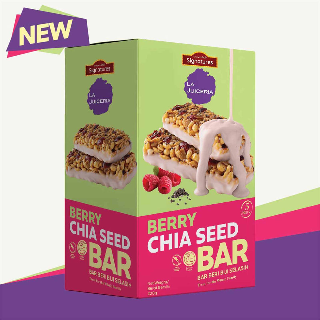 Grab Signatures La Juiceria Berry Chia Seed Bar 40g