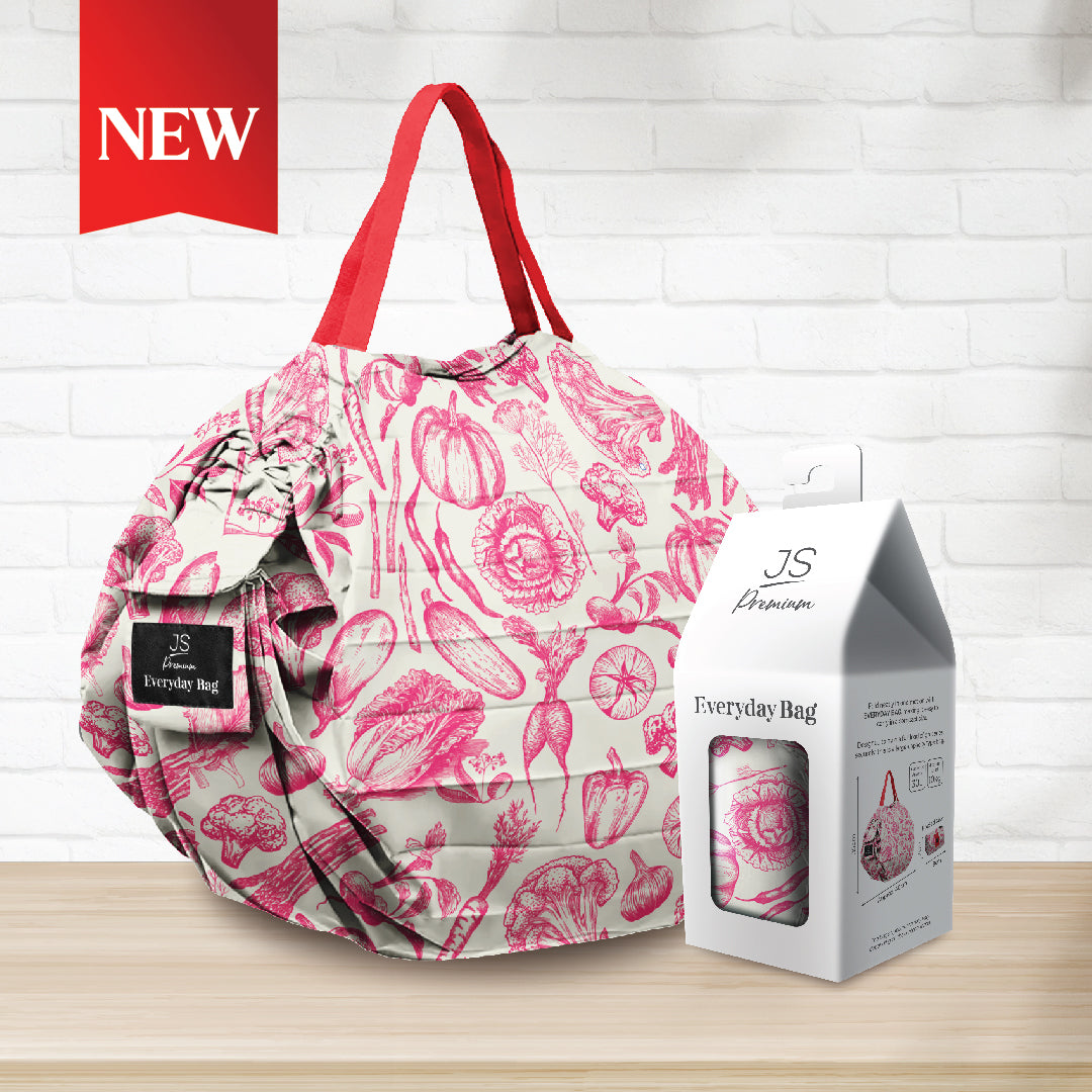 JS Premium Everyday Bag Pattern Pink 1unit