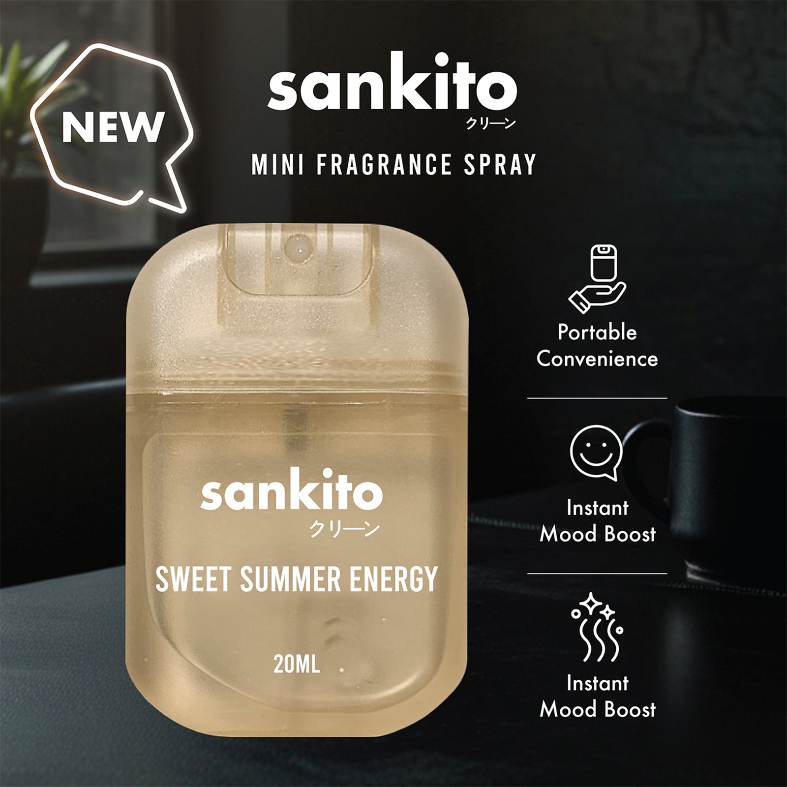 Sankito Sweet Summer Energy Mini Fragrance Spray 20ml