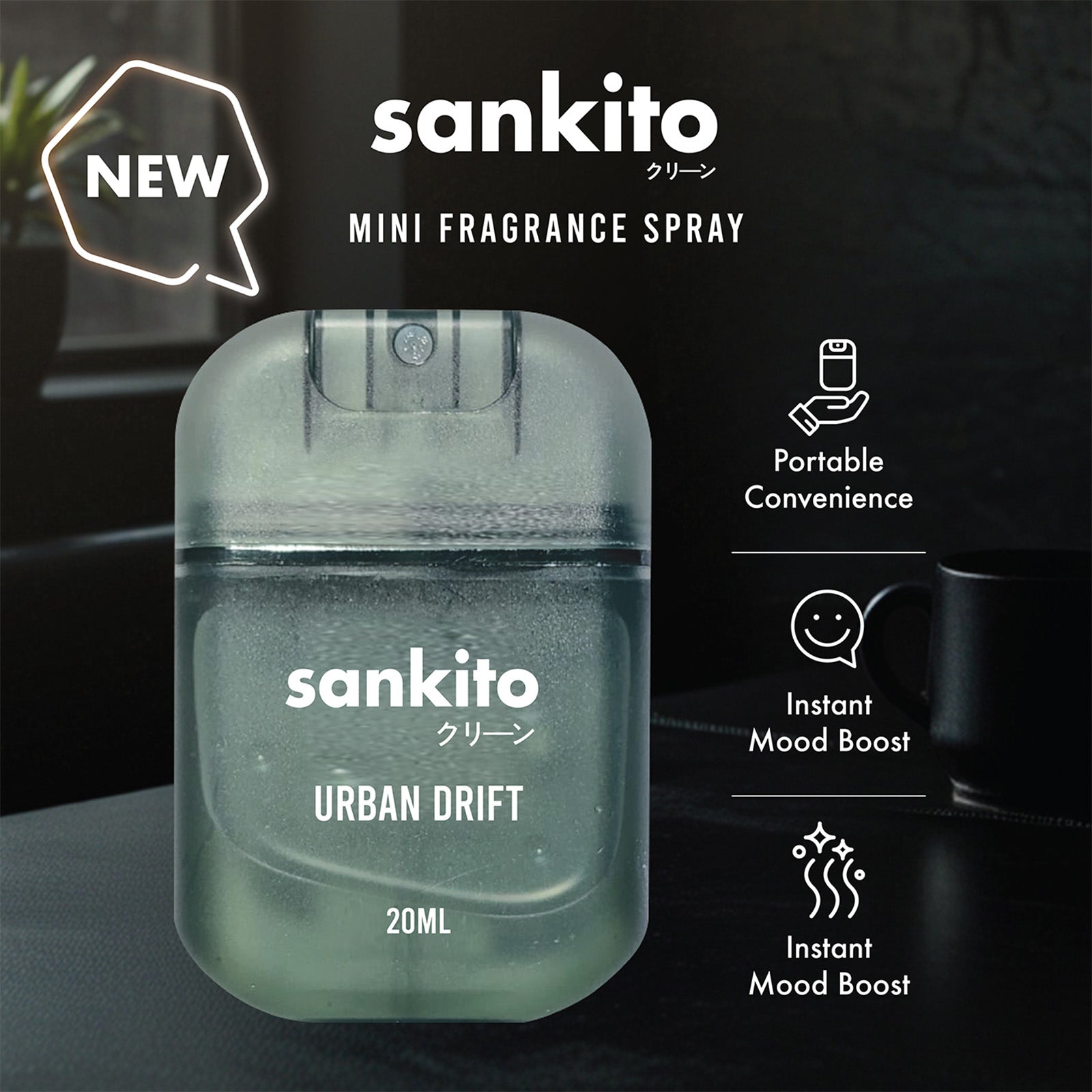 Sankito Urban Drift Mini Fragrance Spray 20ml