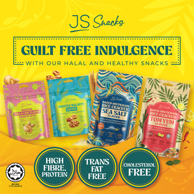JS Snacks Roasted & Salted Walnuts 80g